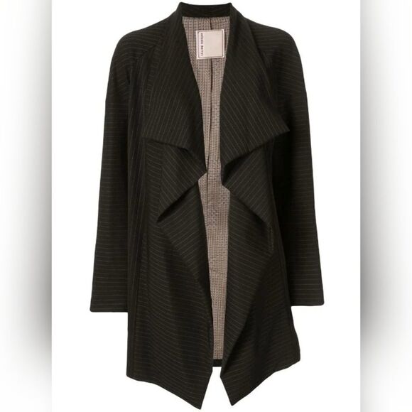 Antonio Marras side ruffle navy blazer size 6(42) BNWT - Picture 2 of 11